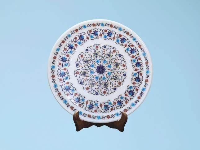 white-marble-stone-inlay-plate